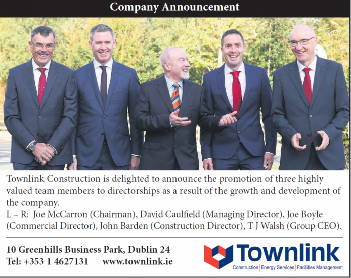 Townlink Company Announcement